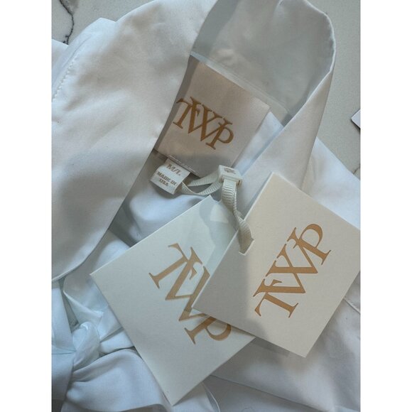 TWP NWT Next Ex Shirt in White Size M/L - Picture 5 of 5